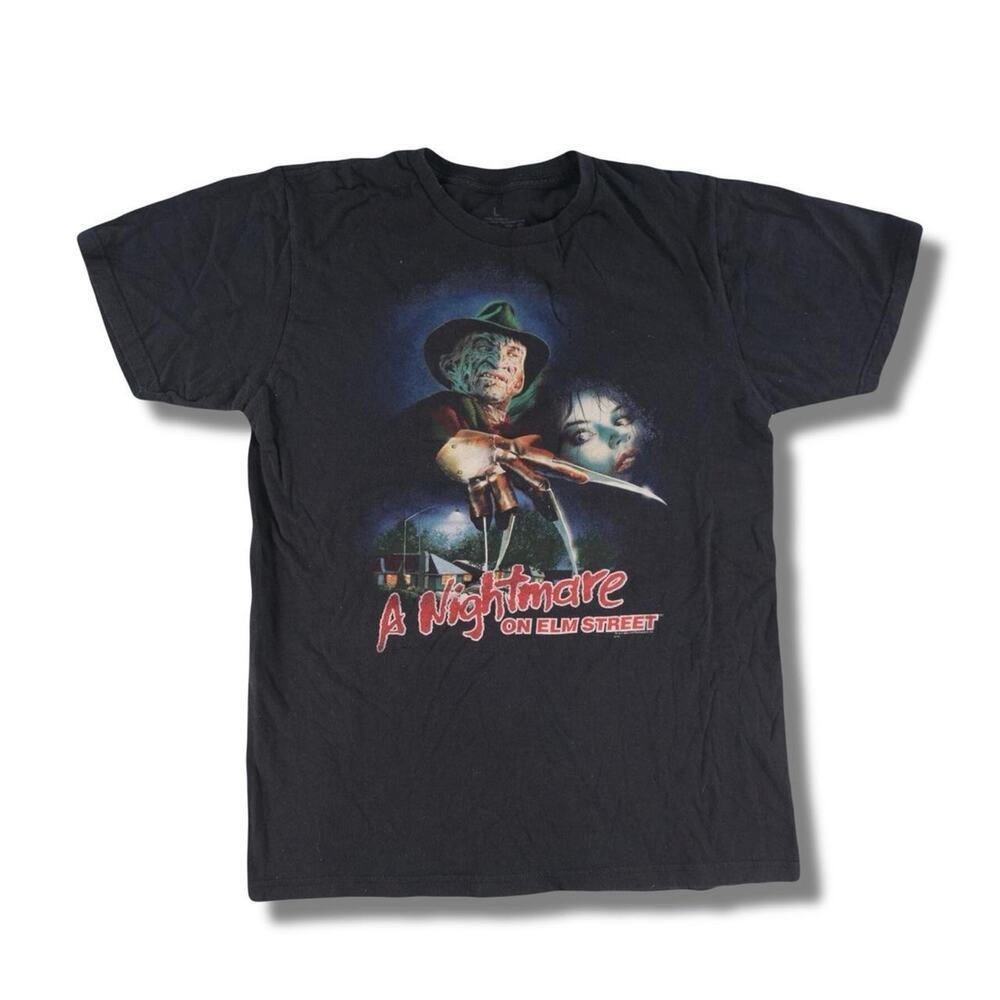 A Nightmare On Elm Street black cotton t-shirt Size M